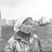 Отделочница | Строительство. 1983 г., г.Северодвинск. Фото #C12050.
