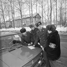 Общественные автоинспекторы | Транспорт. 1984 г., г.Северодвинск. Фото #C1329.