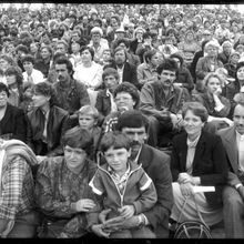 Трибуны на мероприятии | Культура. 1984 г., г.Северодвинск. Фото #C1179.