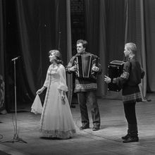 Выступление на сцене | Культура. 1984 г., г.Северодвинск. Фото #C1422.
