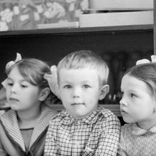 В группе детского сада | Дети. 1984 г., г.Северодвинск. Фото #C1433.