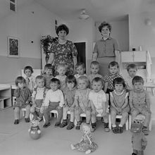 Группа детского сада | Дети. 1984 г., г.Северодвинск. Фото #C1212.