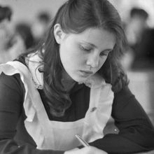 Экзаменационное сочинение | Школа. 1984 г., г.Северодвинск. Фото #C1821.