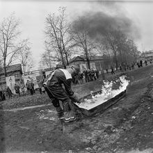 Соревнования пожарных команд | Силовые структуры. 1984 г., г.Северодвинск. Фото #C18307.