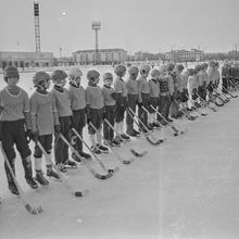 Хоккейная команда "Спутник" | Спорт. 1984 г., г.Северодвинск. Фото #C1897.