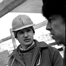 Строительство. 1984 г., г.Северодвинск. Фото #C1258.