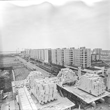 Новые микрорайоны | Строительство. 1984 г., г.Северодвинск. Фото #C18327.
