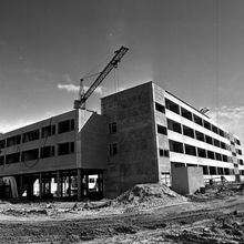 строительство школы | Строительство. 1984 г., г.Северодвинск. Фото #C1272.