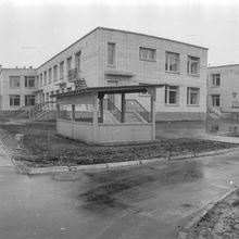Вид на новый детский сад | Виды города. 1984 г., г.Северодвинск. Фото #C1974.