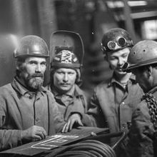 Монтажники | Предприятия. 1984 г., г.Северодвинск. Фото #C6122.