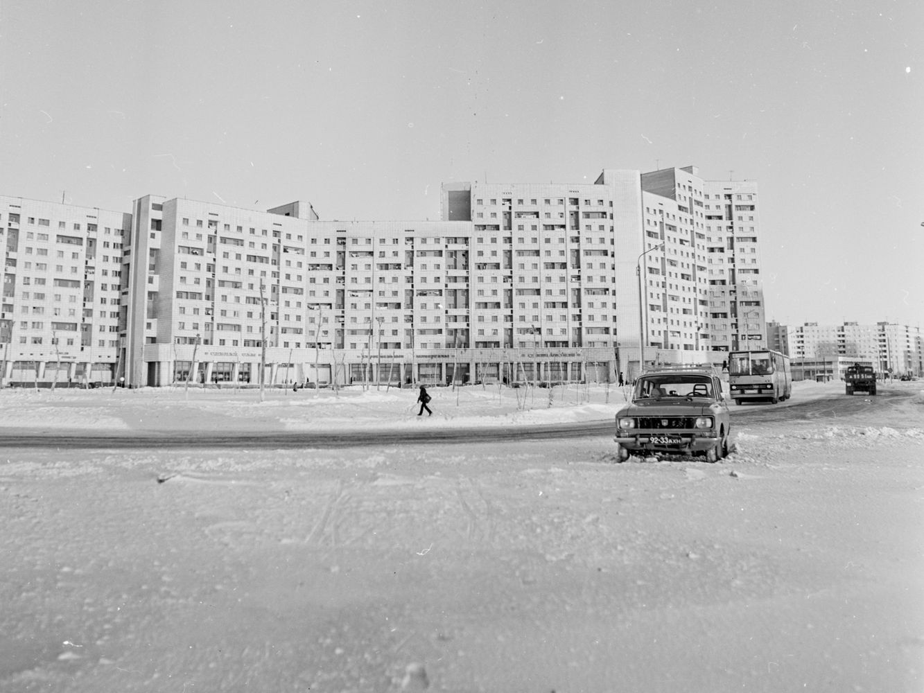Дома | Виды города. 1986 г., г.Северодвинск. Фото #C15039.
