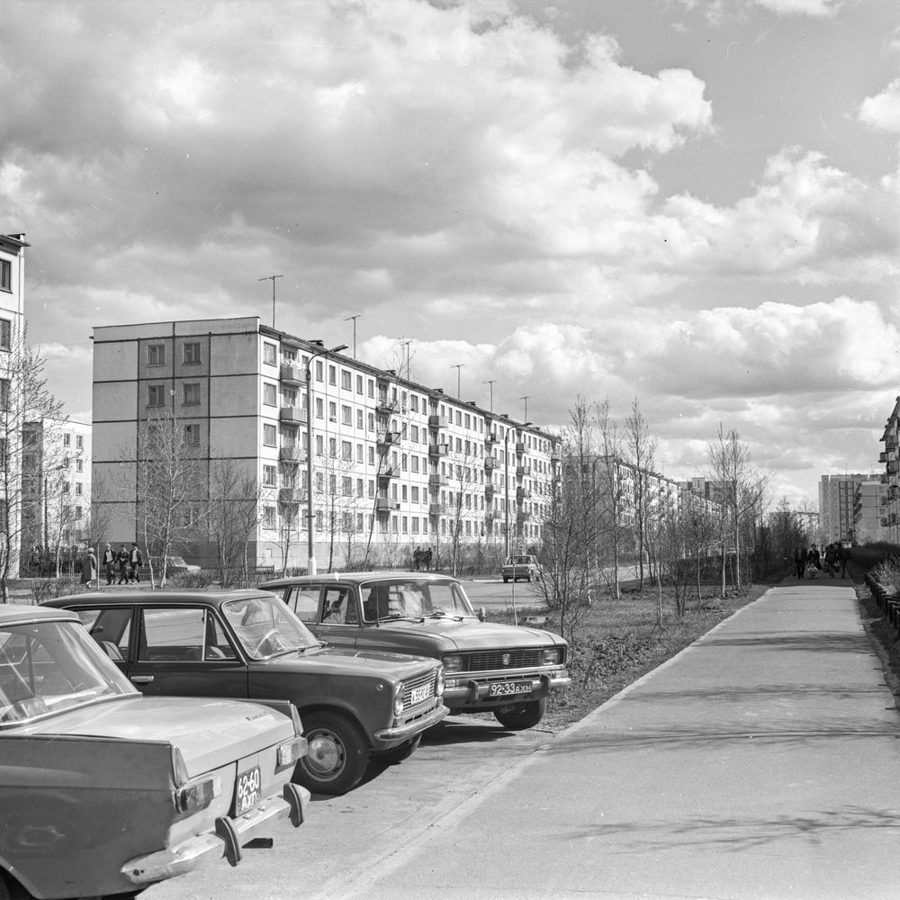 Улицы города | Виды города. 1986 г., г.Северодвинск. Фото #C15043.