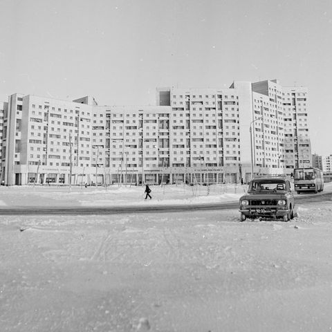 Дома | Виды города. 1986 г., г.Северодвинск. Фото #C15039.