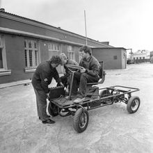 Самодельный автомобиль | Транспорт. 1987 г., г.Северодвинск. Фото #C8120.