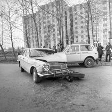 Автоавария | Транспорт. 1987 г., г.Северодвинск. Фото #C13285.