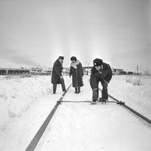 Железнодорожники | Транспорт. 1987 г., г.Северодвинск. Фото #C8149.