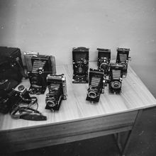 Выставка фотоаппаратов | Культура. 1987 г., г.Северодвинск. Фото #C13306.