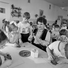 В детском саду | Дети. 1987 г., г.Северодвинск. Фото #C13348.