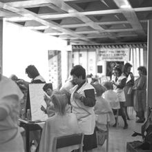 Конкурс парикмахеров | Быт. 1987 г., г.Северодвинск. Фото #C11271.