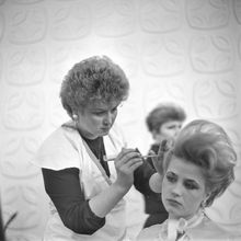 Конкурс парикмахеров | Быт. 1987 г., г.Северодвинск. Фото #C11272.