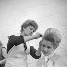 Конкурс парикмахеров | Быт. 1987 г., г.Северодвинск. Фото #C11283.