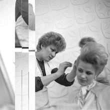 Конкурс парикмахеров | Быт. 1987 г., г.Северодвинск. Фото #C11284.