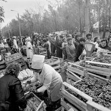 Осенняя ярмарка | Торговля. 1987 г., г.Северодвинск. Фото #C11431.