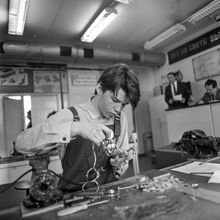Областной смотр-конкурс рабочих профессий | Школа. 1987 г., г.Северодвинск. Фото #C12528.