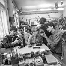 Юные автомоделисты | Школа. 1987 г., г.Северодвинск. Фото #C13604.