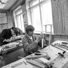 Областной смотр-конкурс рабочих профессий | Школа. 1987 г., г.Северодвинск. Фото #C12540.
