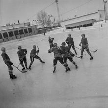 Юные хоккеисты | Спорт. 1987 г., г.Северодвинск. Фото #C13631.