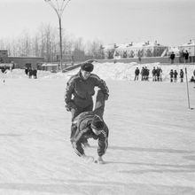 Веселые спортивные состязания | Спорт. 1987 г., г.Северодвинск. Фото #C8463.