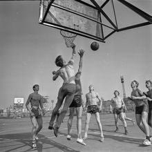 Баскетбол  | Спорт. 1987 г., г.Северодвинск. Фото #C10958.
