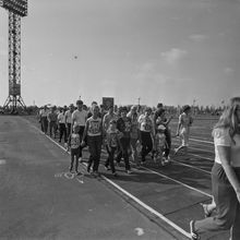 Участники семейных соревнований | Спорт. 1987 г., г.Северодвинск. Фото #C13647.