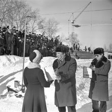 Награждение участников соревнований | Спорт. 1987 г., г.Северодвинск. Фото #C12585.