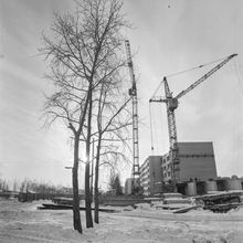 Строительство. 1987 г., г.Северодвинск. Фото #C8501.