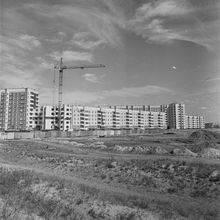 Строительство | Строительство. 1987 г., г.Северодвинск. Фото #C14905.
