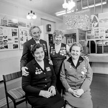 Встреча ветеранов в музее | Ветераны. 1987 г., г.Северодвинск. Фото #C13709.