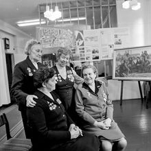 Встреча ветеранов в музее | Ветераны. 1987 г., г.Северодвинск. Фото #C13710.