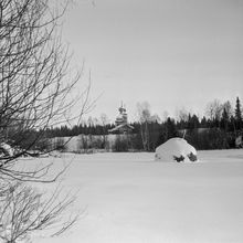 Зимний пейзаж | Виды города. 1987 г., г.Северодвинск. Фото #C13788.