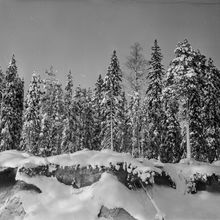 Зимний пейзаж | Виды города. 1987 г., г.Северодвинск. Фото #C13798.