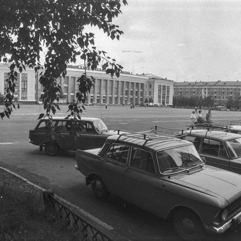 Транспорт. 1987 г., г.Северодвинск. Фото #C14813.