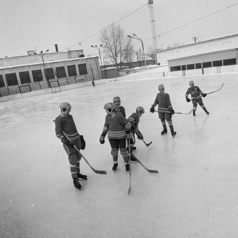 Хоккеисты | Спорт. 1987 г., г.Северодвинск. Фото #C13642.