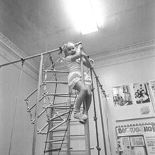 На занятиях в детском саду | Дети. 1989 г., г.Северодвинск. Фото #C17734.