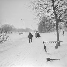 Метель | Виды города. 1989 г., г.Северодвинск. Фото #C17550.