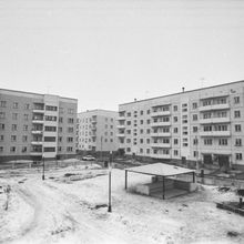 Новый детский сад | Виды города. 1989 г., г.Северодвинск. Фото #C17977.