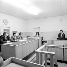 В зале суда | Силовые структуры. 1990 г., г.Северодвинск. Фото #C13230.