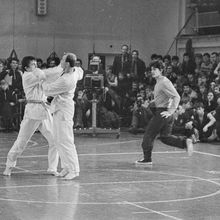 Соревнования по восточным единоборствам | Спорт. 1990 г., г.Северодвинск. Фото #C13213.