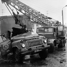 Авария | Транспорт. 1970-e гг., г.Северодвинск. Фото #C9795.