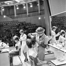 Конкурс парикмахеров | Быт. 1970-e гг., г.Северодвинск. Фото #C8755.